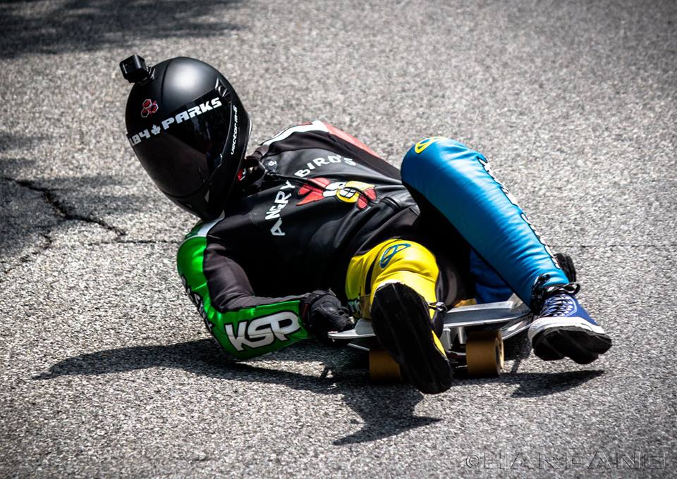 Kolby getting low and fast. 
