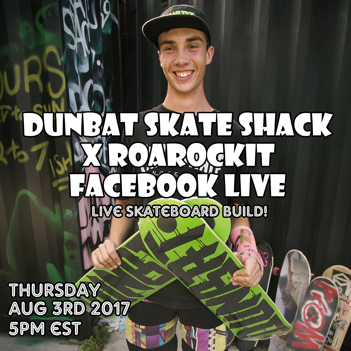 We'll be doing a Facebook live board demo with Zach on Thursday August 3rd 2017 5pm EST