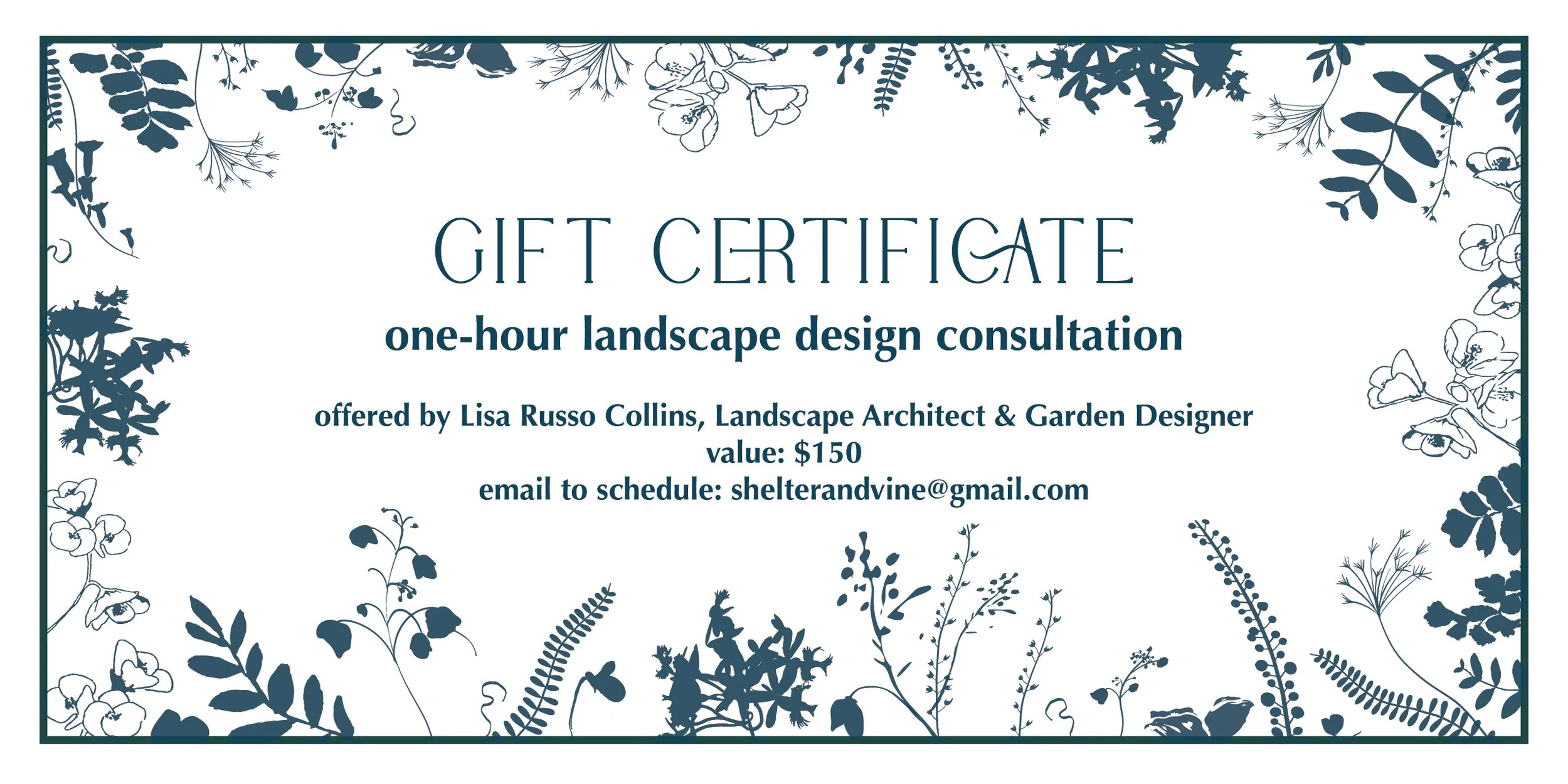 GARDEN DESIGN CONSULTATION