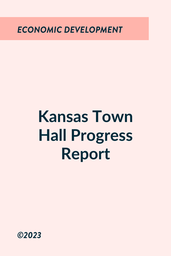 Kansas Town Hall Progress Report (2023)