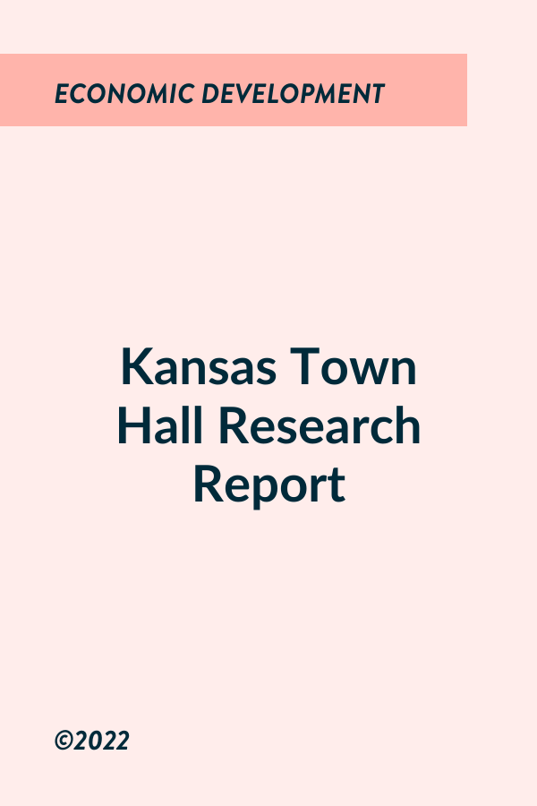 Kansas Town Hall Research Report (2022)