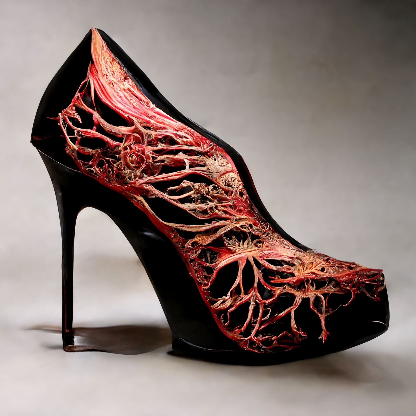 ARCHorstudio_high-heels_made_of_veins_extremely_detailed_e5d68d32-b08b-4e74-bf67-f4b2ec6d5a25.png