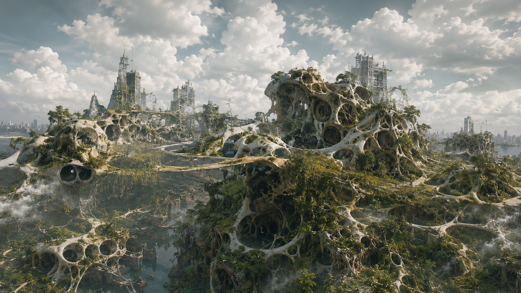 Overgrown Bone-Lattice Megacity.png