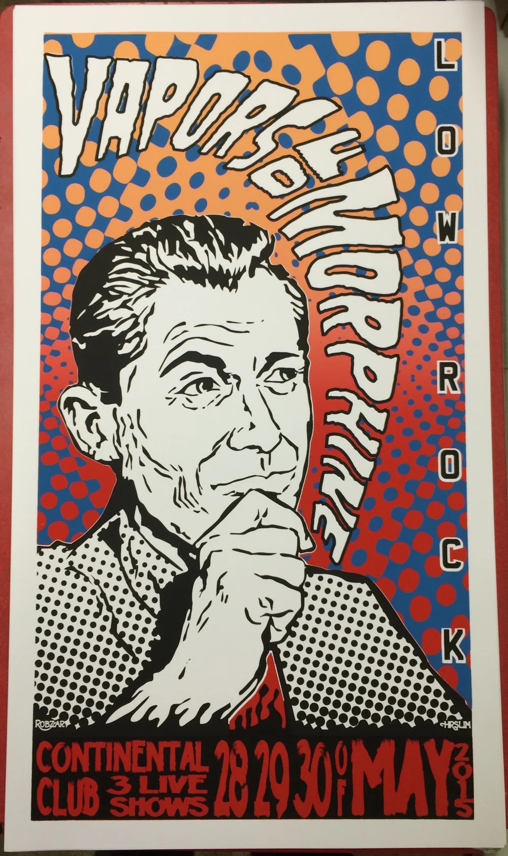 Vapors of Morphine May 2015 Screen Printed Poster