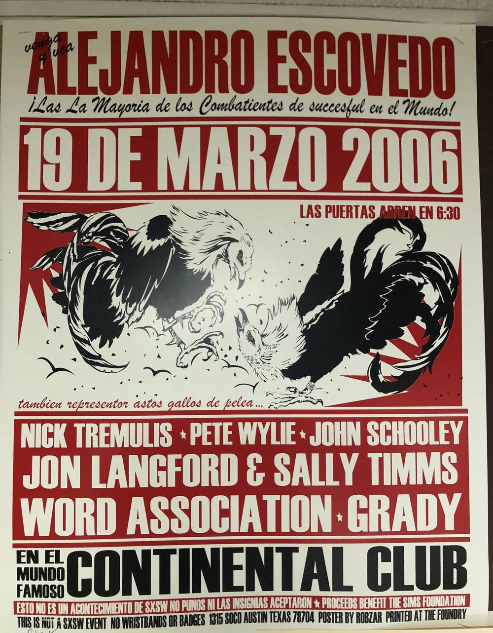 Alejandro Escovedo End of SXSW Bash 2006