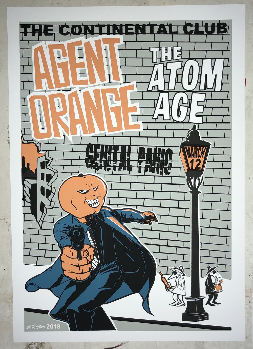 Agent Orange/AtomAge/Genital Panic 2018 Poster