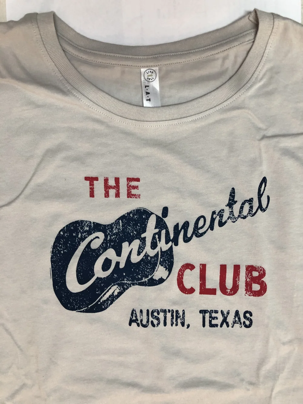 Ladies' - Continental Club "Vintage Guitar" tee