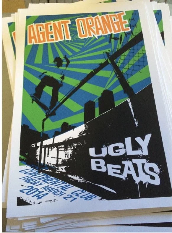 Agent Orange / Ugly Beats 2014 Poster