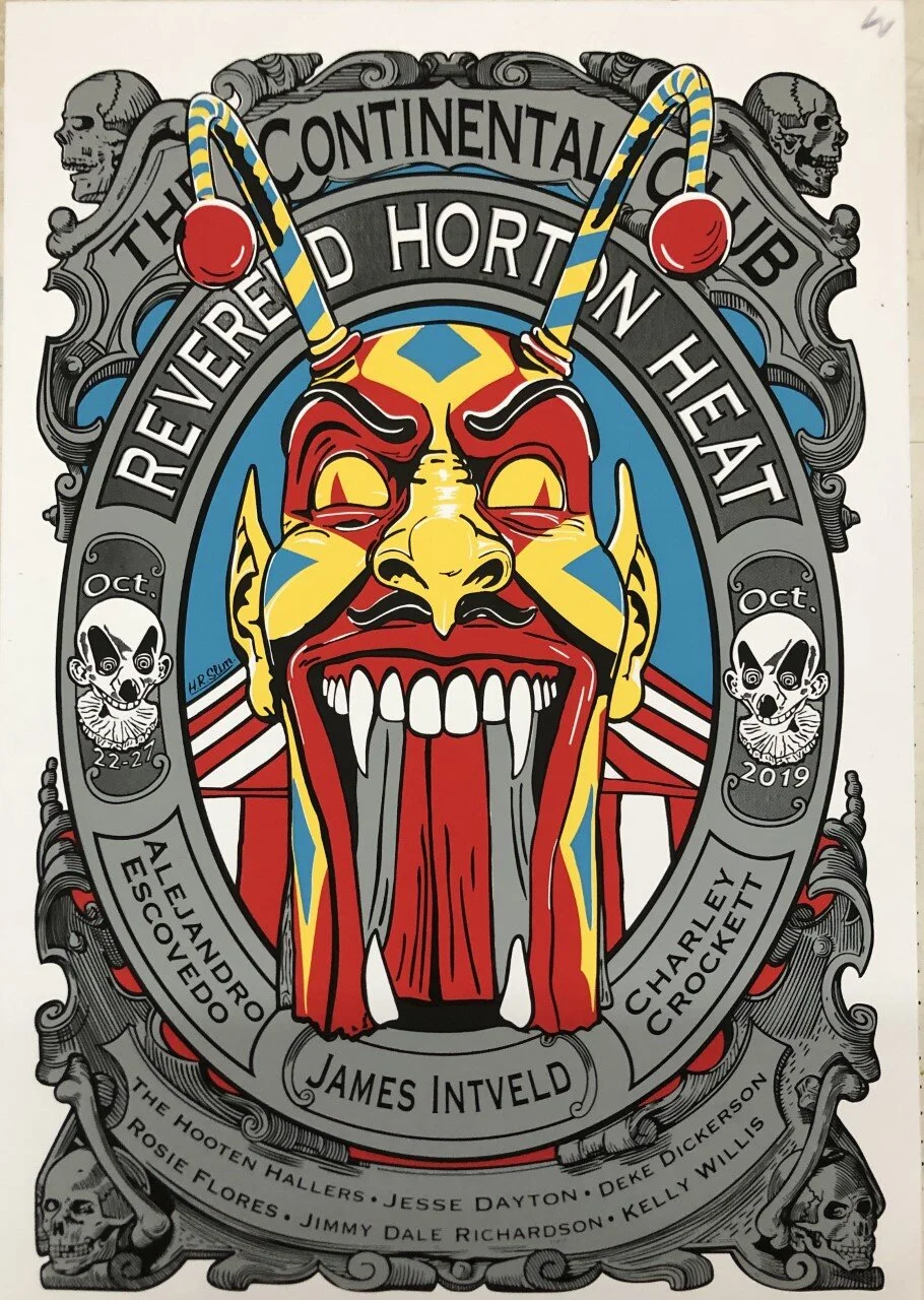 Reverend Horton Heat Poster 2019