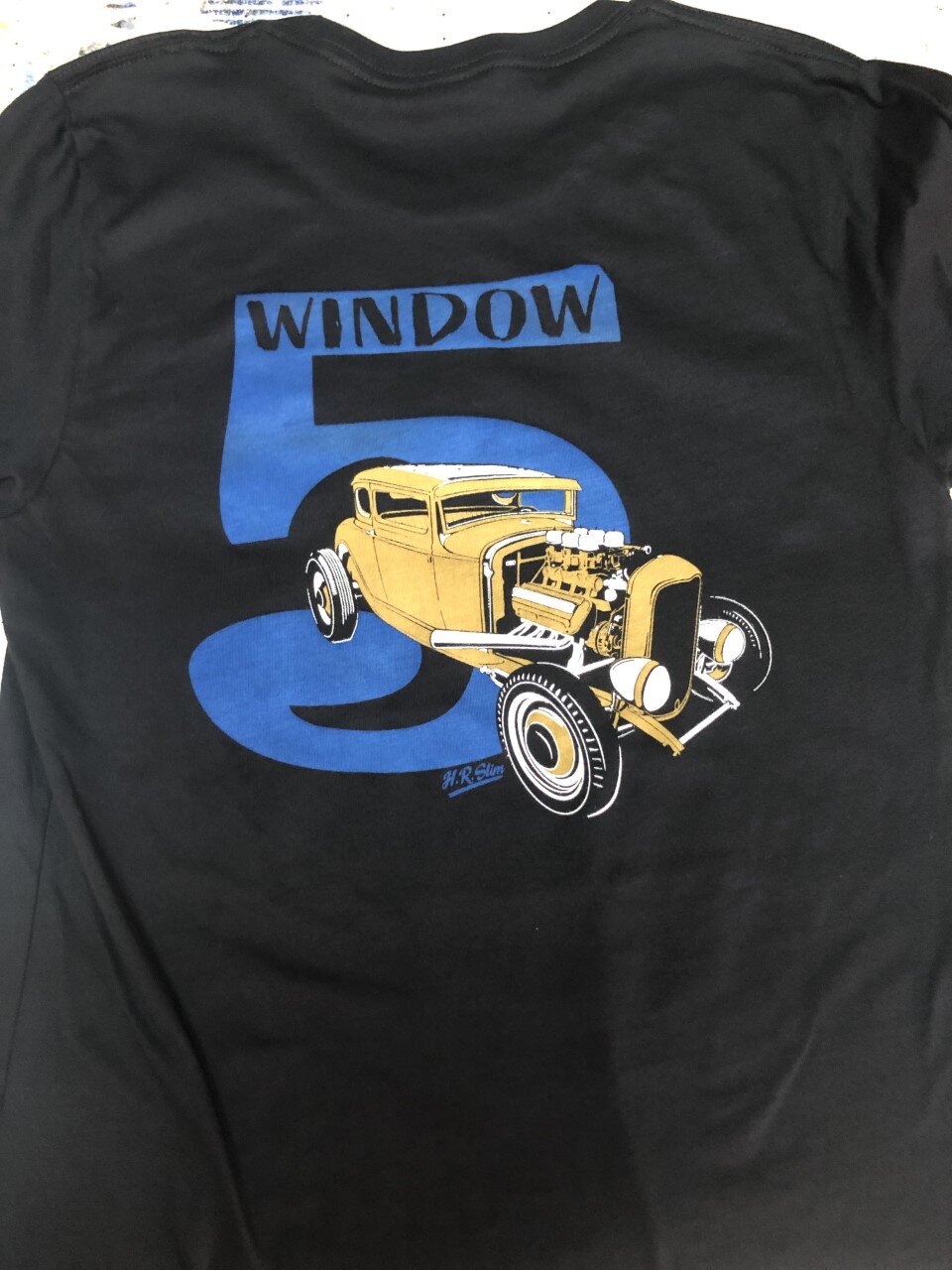 Zephyr Apparel  "5 Window"  tee by H.R.Slim