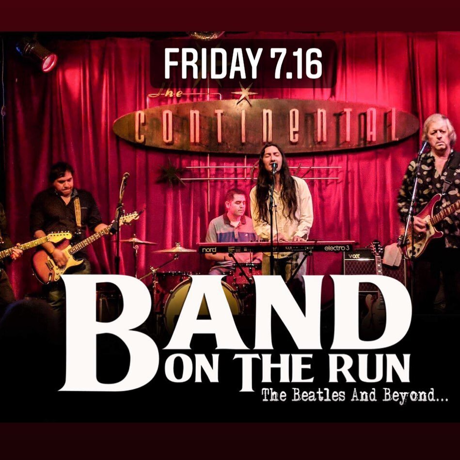 Friday 7.15 in the club ⚡️doors 8 show 9 #bandontherun #continentalclubhouston