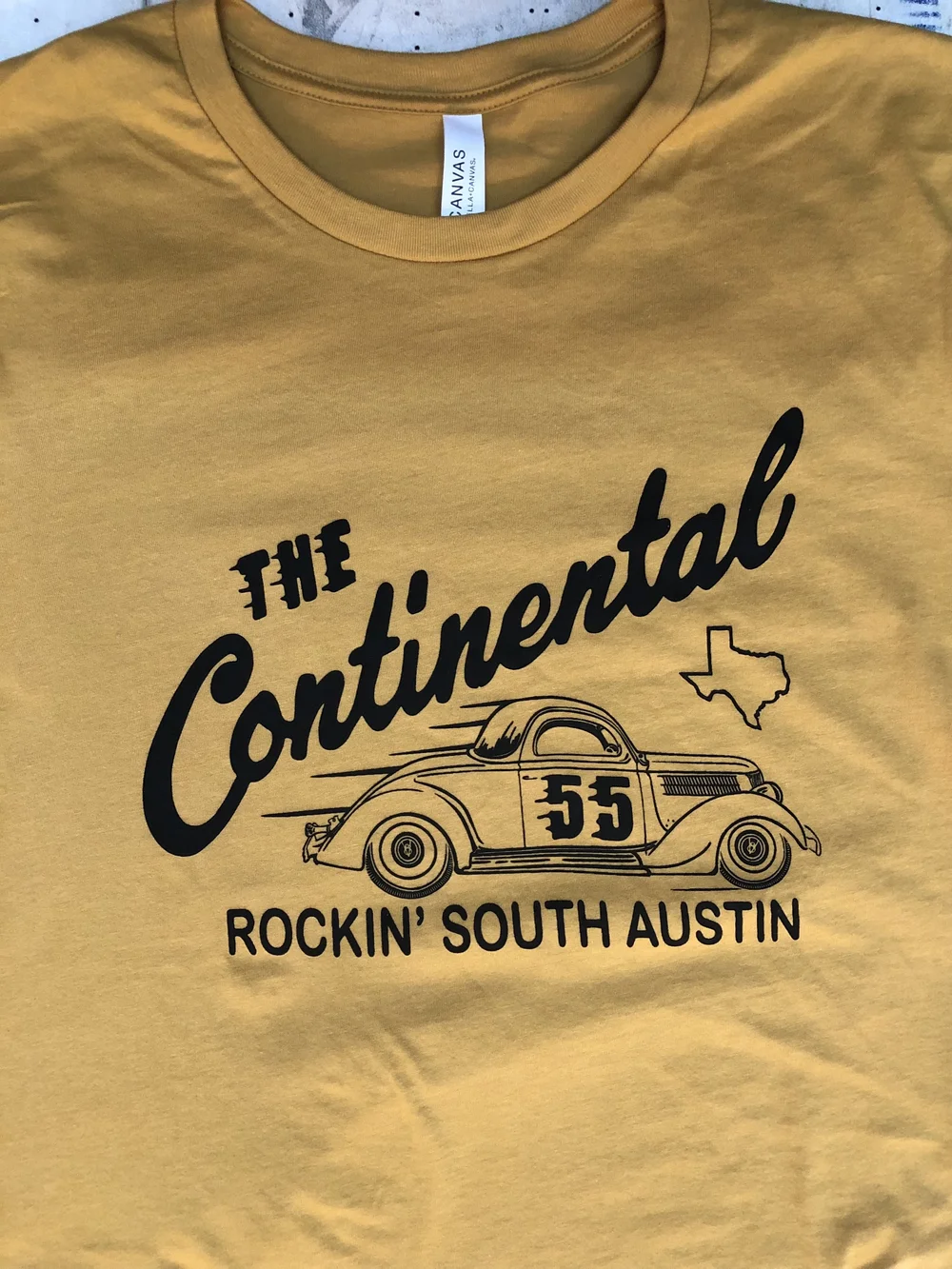 Continental Club 36 Ford Black on Mustard