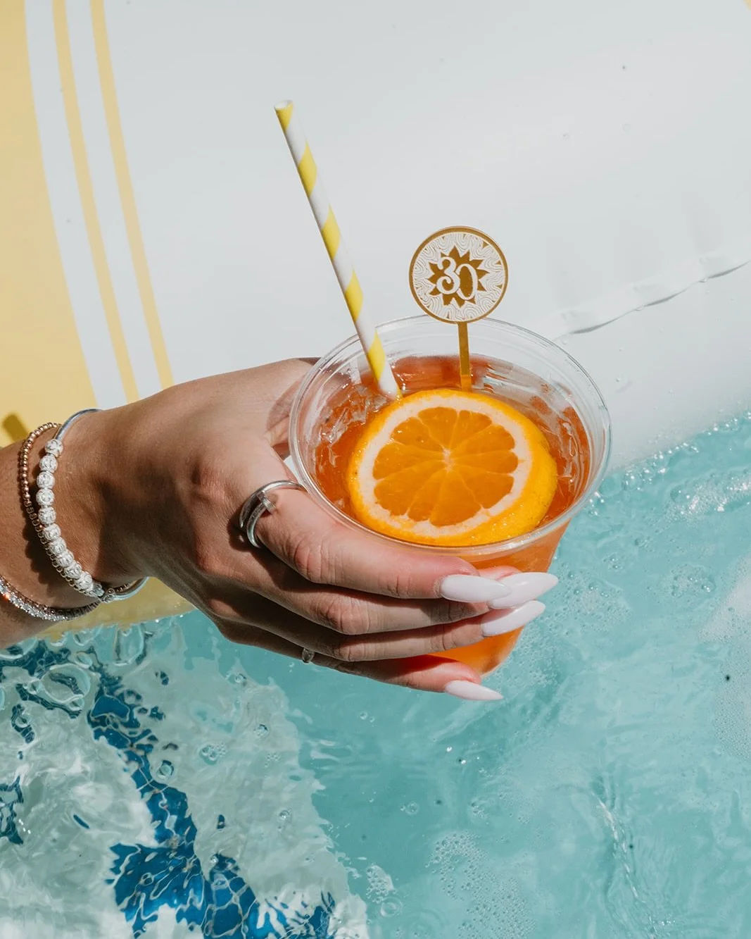 kaylee turns 30! brunch + poolside cocktails with a little touch of art nouveau flair, yes please! ꧂

Planner &amp; Designer: @ashleycreative 
Venue: @summerhousevegas @belairebackyardlv
Photo: @bethanypaigephoto
Floral: @_thistlehouse
Linen: @nuaged