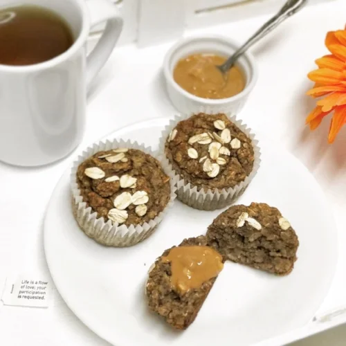 Muffins de Banana y Avena — Vida Activa