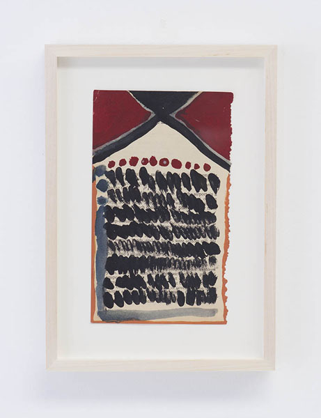 Untitled, 2004 Tempera and Watercolor on paper 7 x 4.25 in BERBE0267