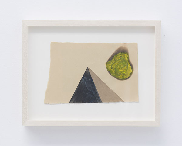 Untitled, 2005 Acrylic and Tape on paper 4 x 6.25 in BERBE0274