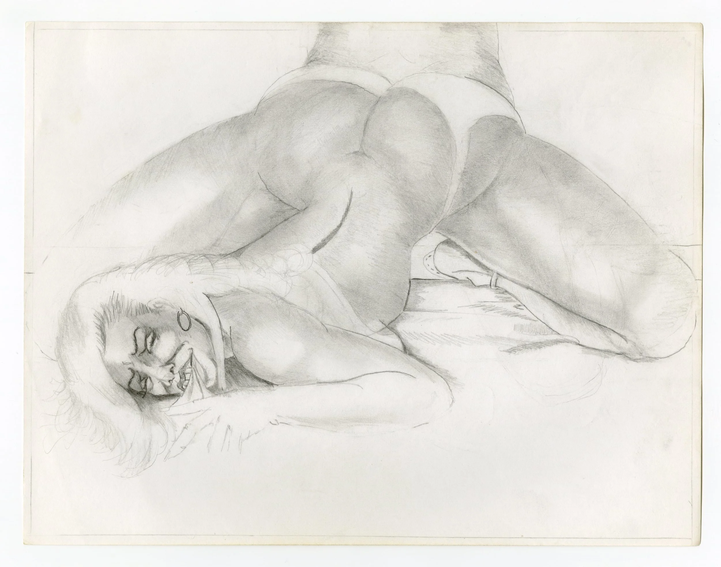 William Crawford Untitled, Circa 1997 Graphite on paper 11 x 8.5 inches