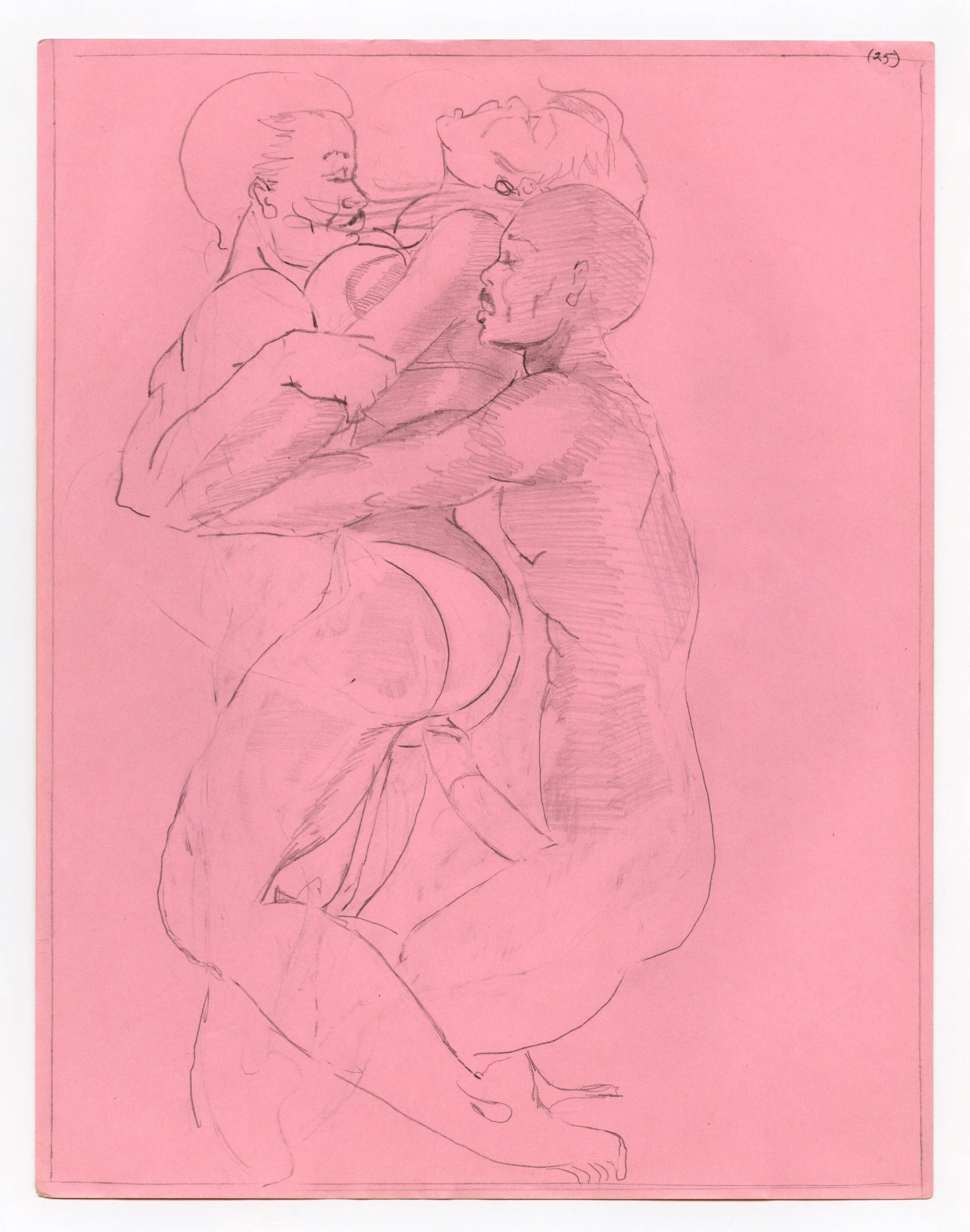 William Crawford Untitled, Circa 1997 Graphite on paper 11 x 8.5 inches