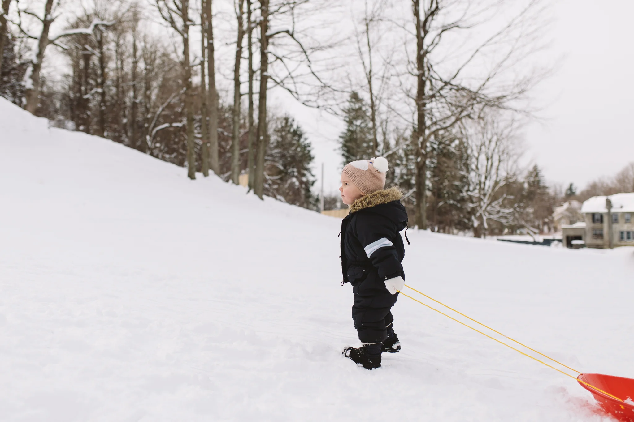 15/366 | A hill is no match for a boy on a mission. 