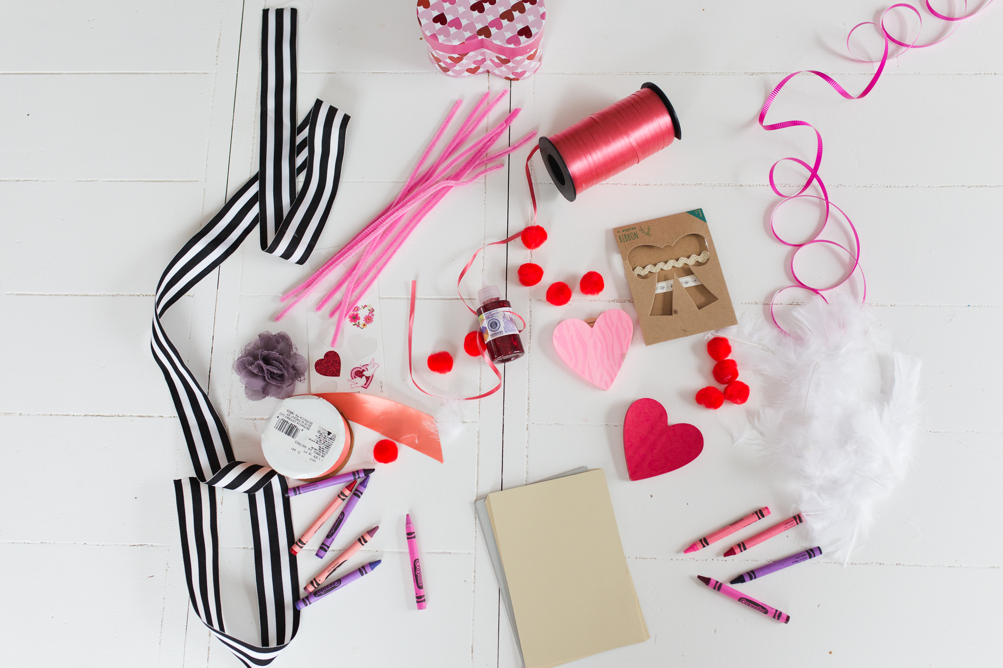 40/366 | Attempted some Valentine crafting with Finn. It all looked so cute in my head. Did not go as planned. 