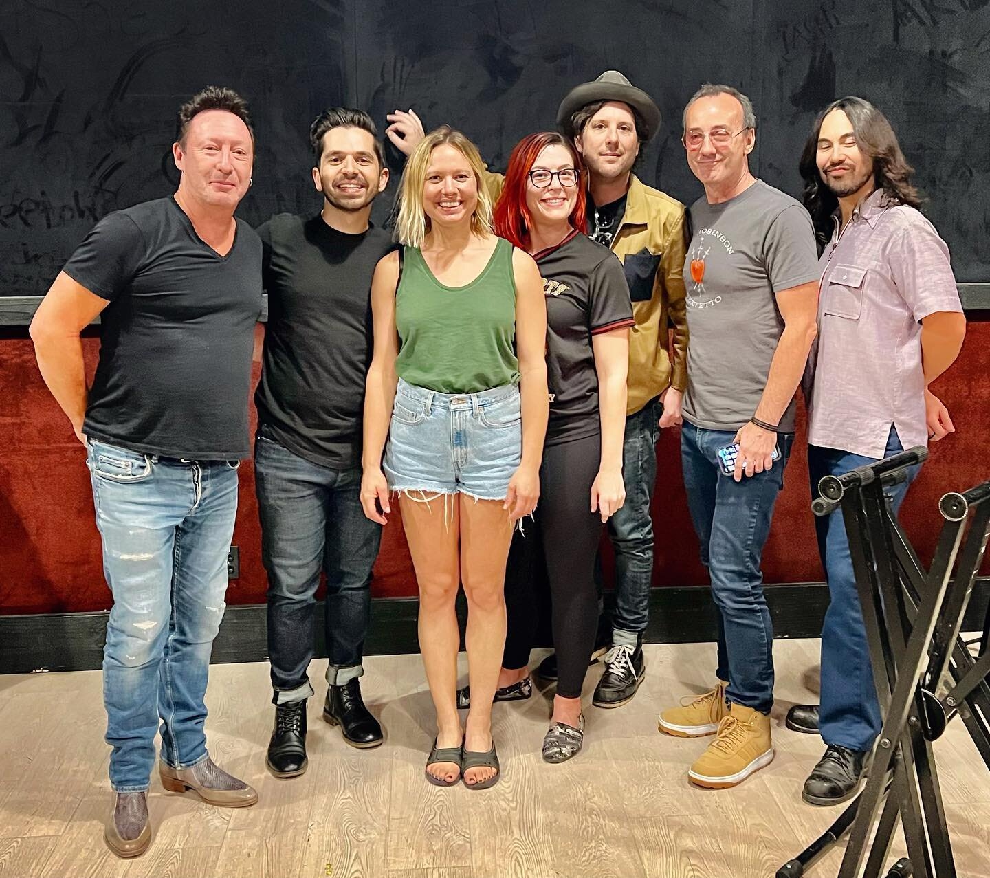 I&rsquo;ve been having a blast the last few weeks MD&rsquo;ing and playing guitar with Julian Lennon and this talented bunch of friends.  @kielfeher @neararussell @soundlady13 @stephenbelans @joshkmoreau