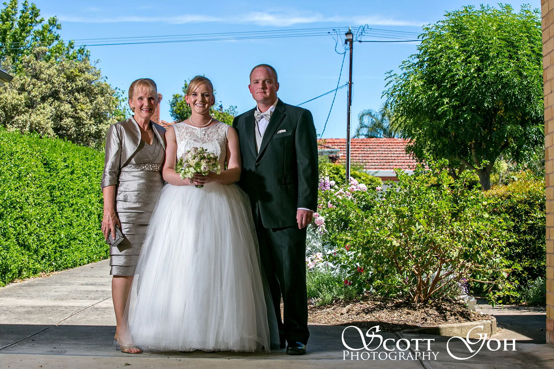Wedding portrait with quadra