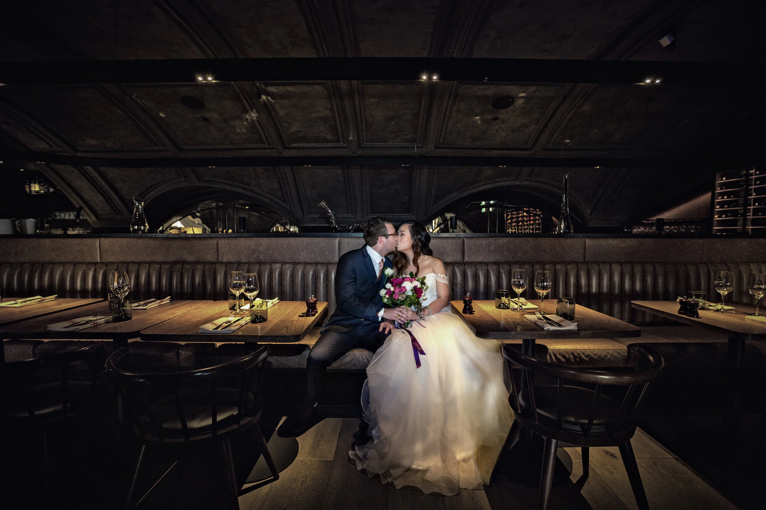 sean kitchen wedding photo