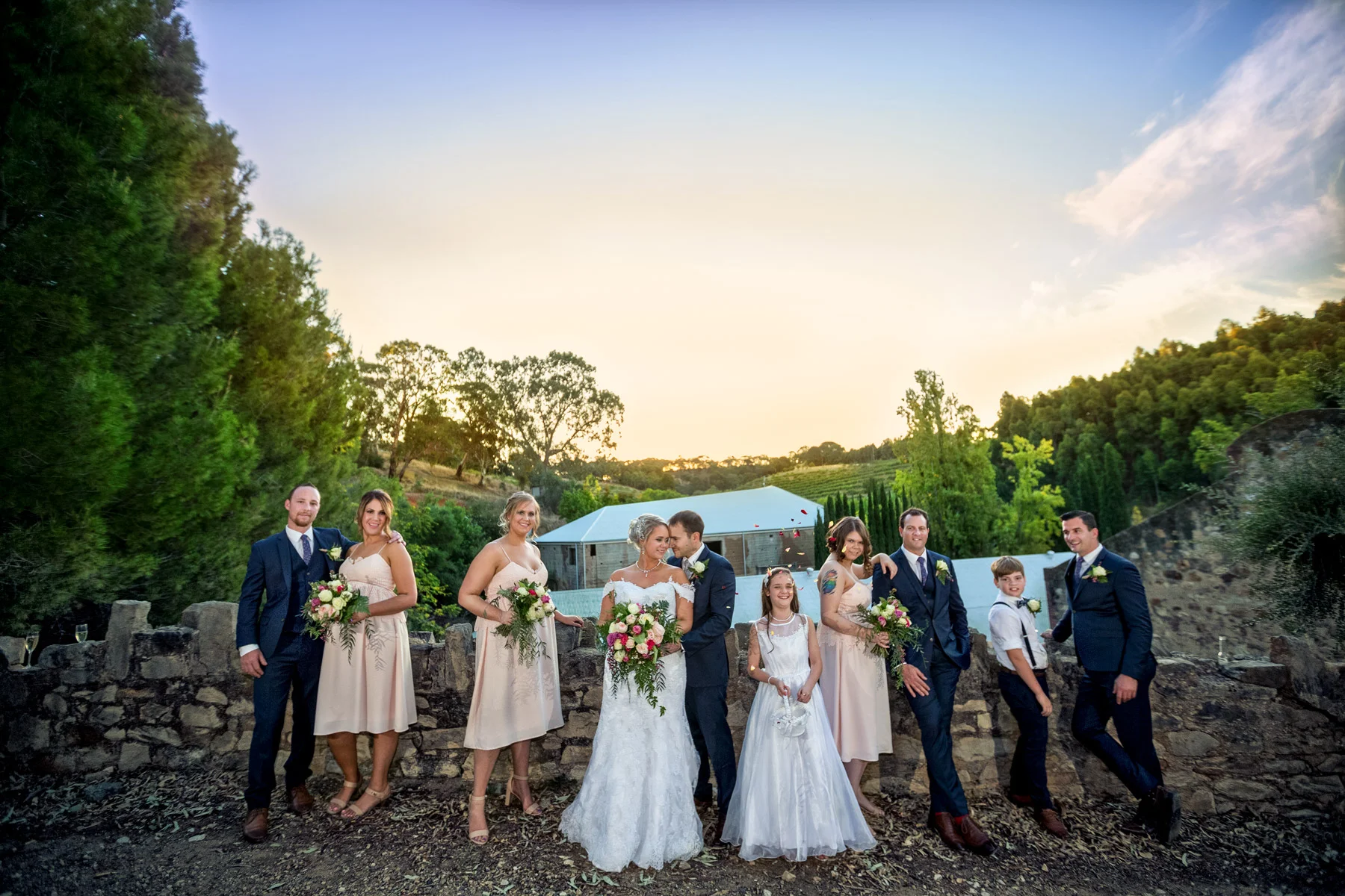 Bridal party photo