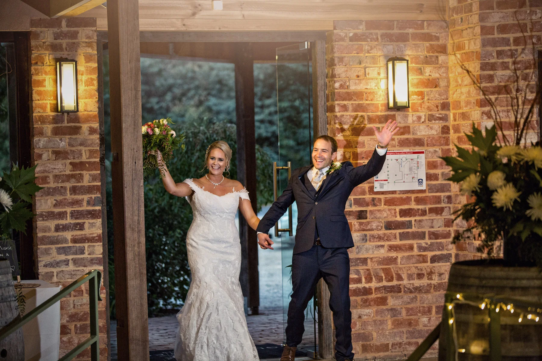 Entrance to reception