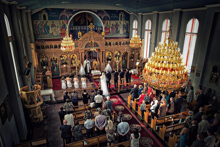 greek church wedding Adelaide photo
