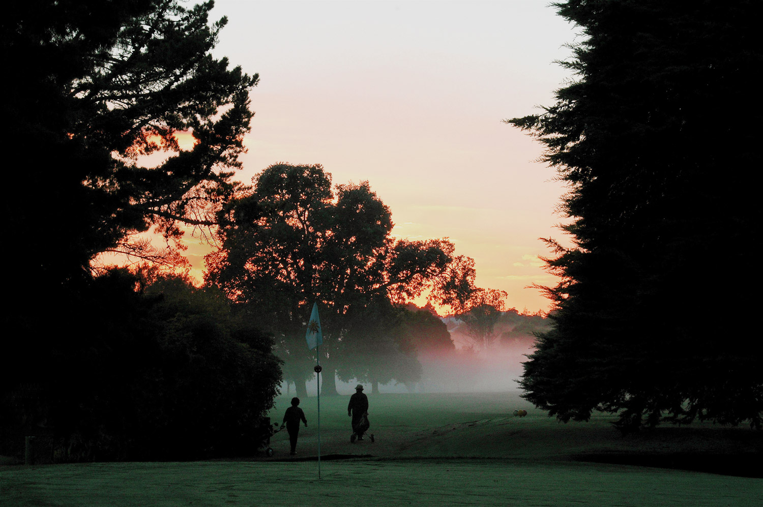 Golfing