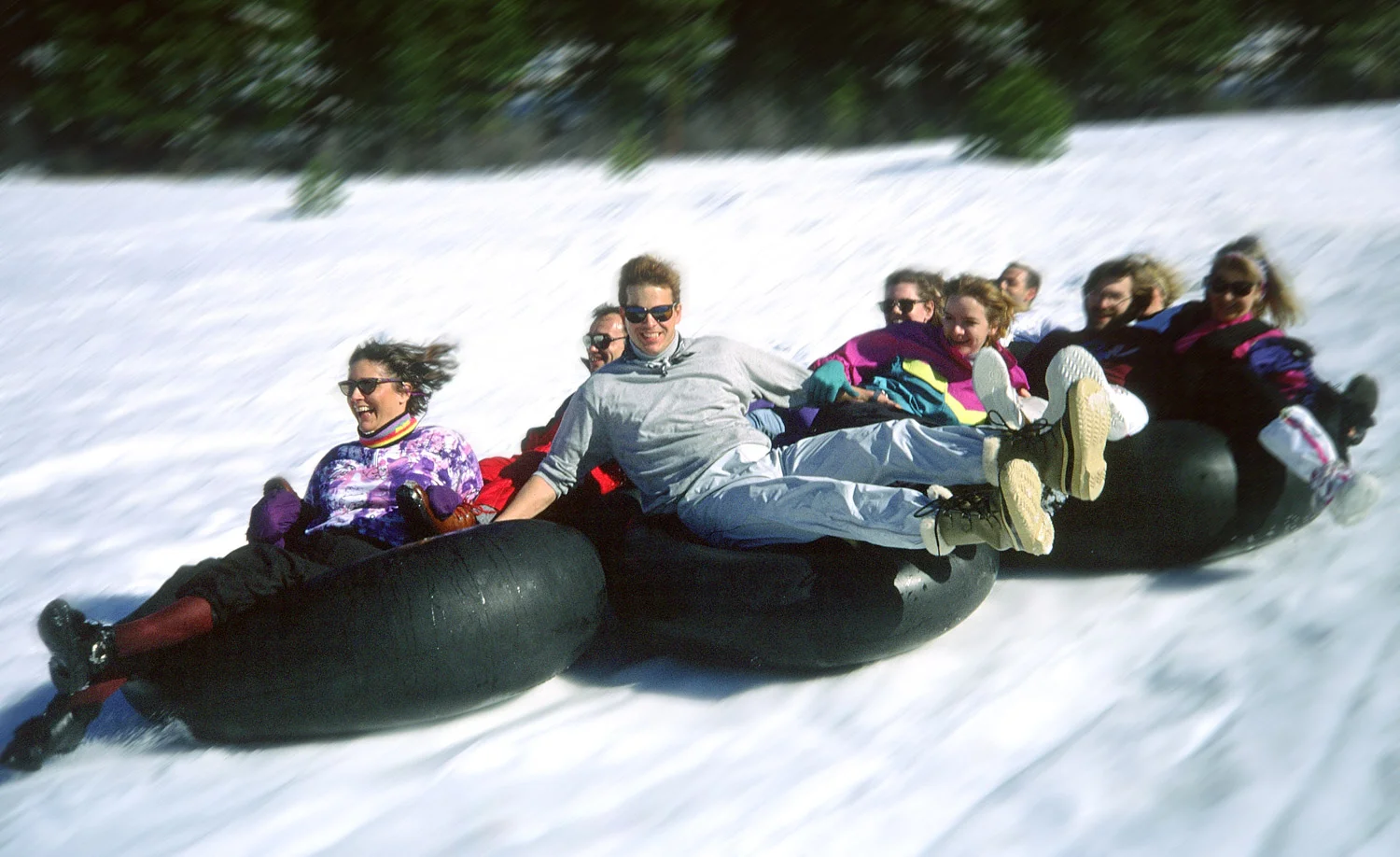 Thrill down our 1,700 sledding hill!