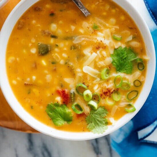 Southwestern Corn Chowder - Link in bio
#vegetation #soup #corn #winter #recipe