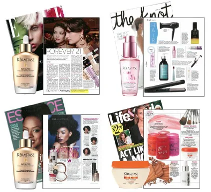 Life & Style Magazine has included Kérastase’s Masquintense in its Best of Beauty 2013 Awards as the Best Hair Mask! According to them, "nothing works better" for restoring hair and adding softness and shine. Put this masque to the test and get yours today! Aging has always been a concern for women of all ages. In its October issue, Elle Magazine has found ways to "stop the clock", including Kérastase’s Initialiste. Ask your stylist how this serum can revitalize your hair! Are you a fall bride-to-be looking for every bit of advice you can get for your big day? The Knot recommends trying Kérastase’s Lumière Liquide for "free-moving, natural looking hair". Get yours today at our salon! Essence Magazine encourages you to "take control of damaged strands with serums". Their recommendation? Kérastase’s Initialiste, sold in our salon!