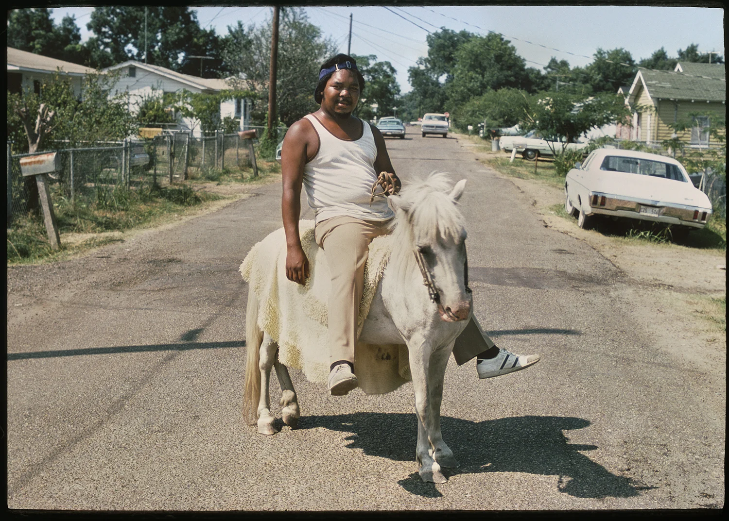 Unidentified rider and pony, Yazoo City, Mississippi