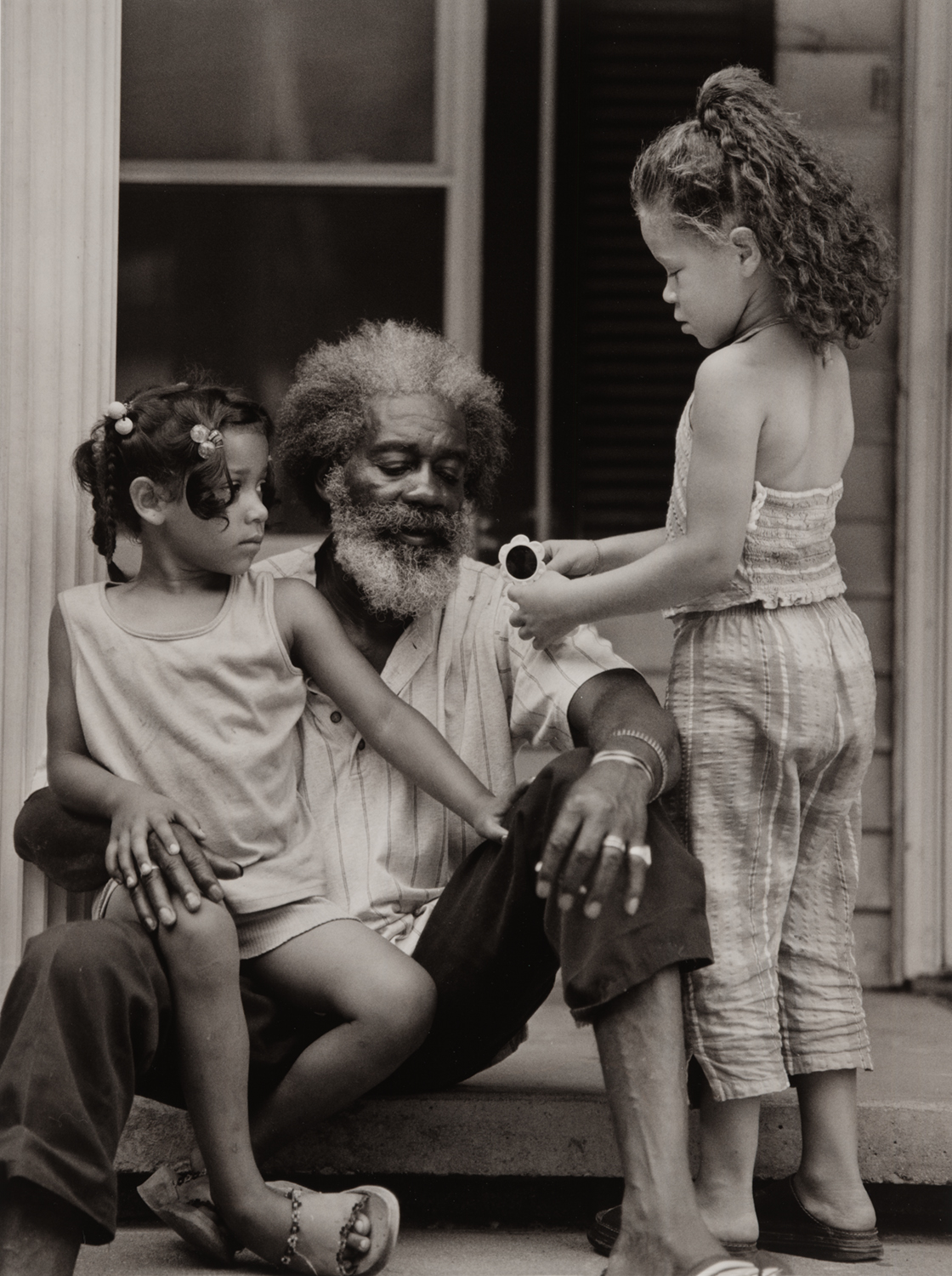Lucious Thompson with Destiny Clark and Delena Brooks
