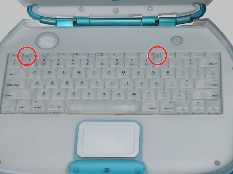 iBook keyboard