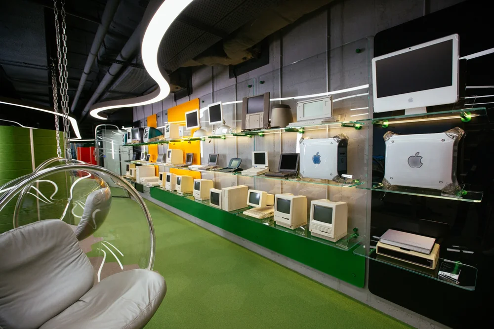 Inside the new museum at MacPaw HQ.