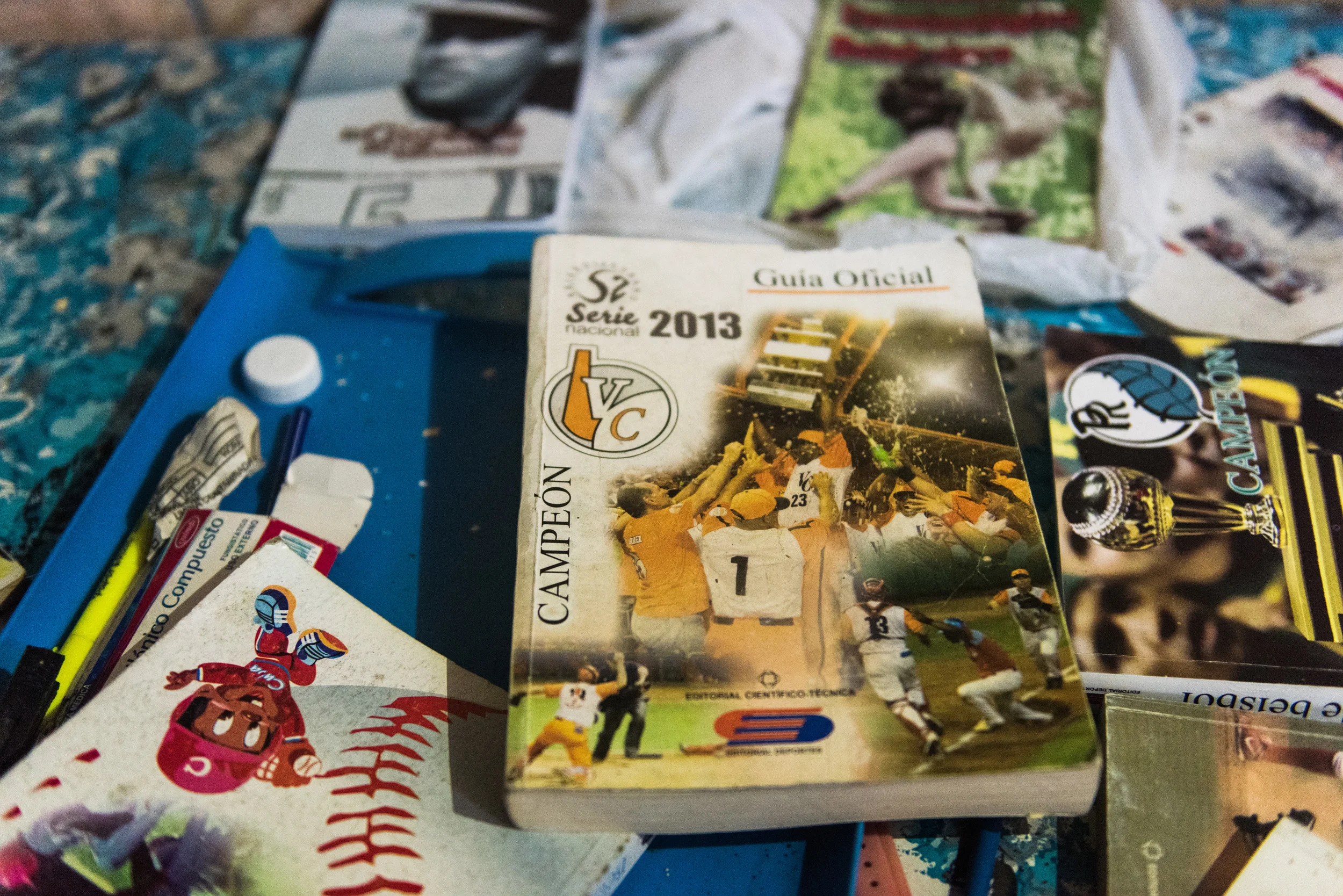 One of the many books Tony has used to inform himself about the game he loves.