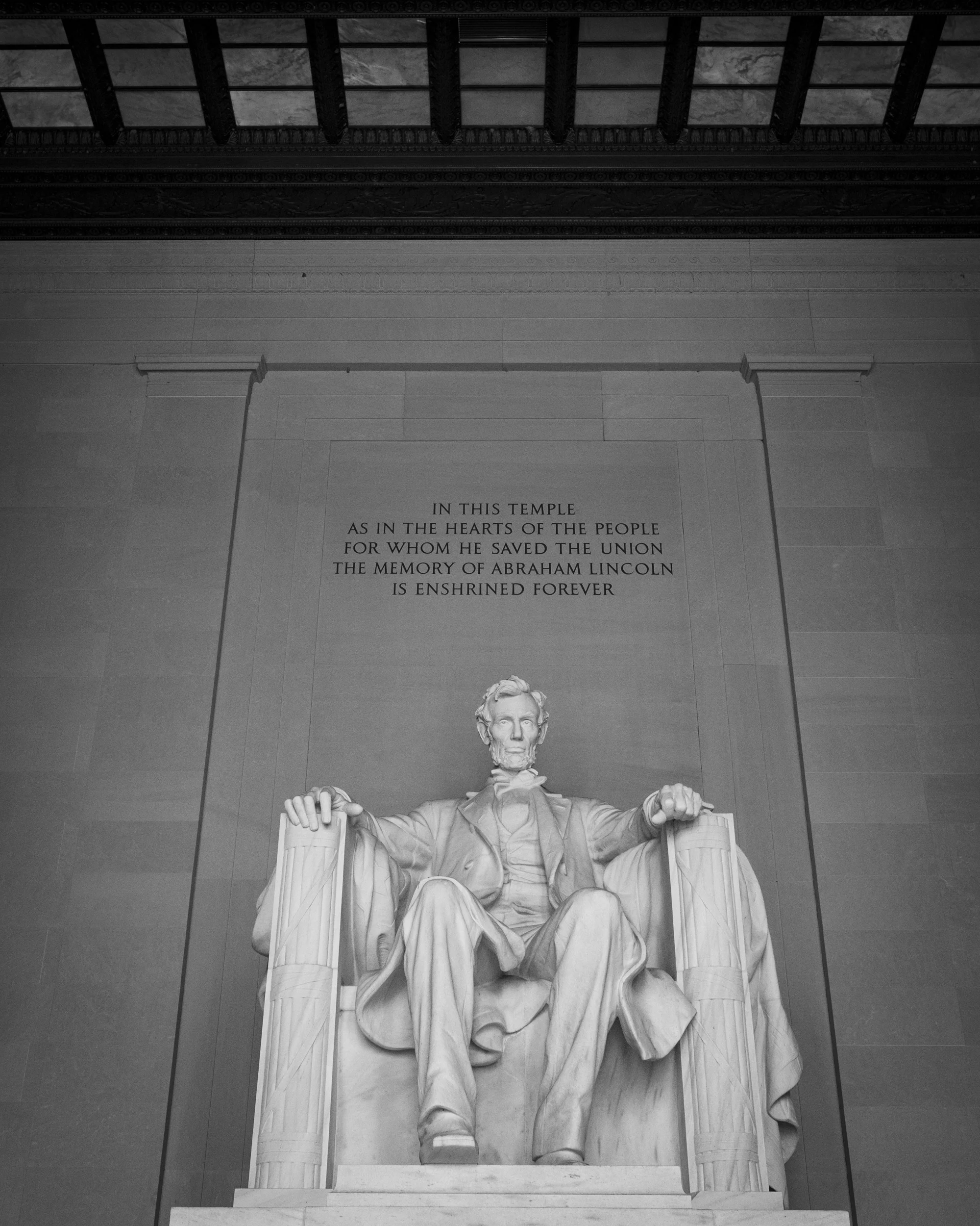 The Lincoln Memorial.