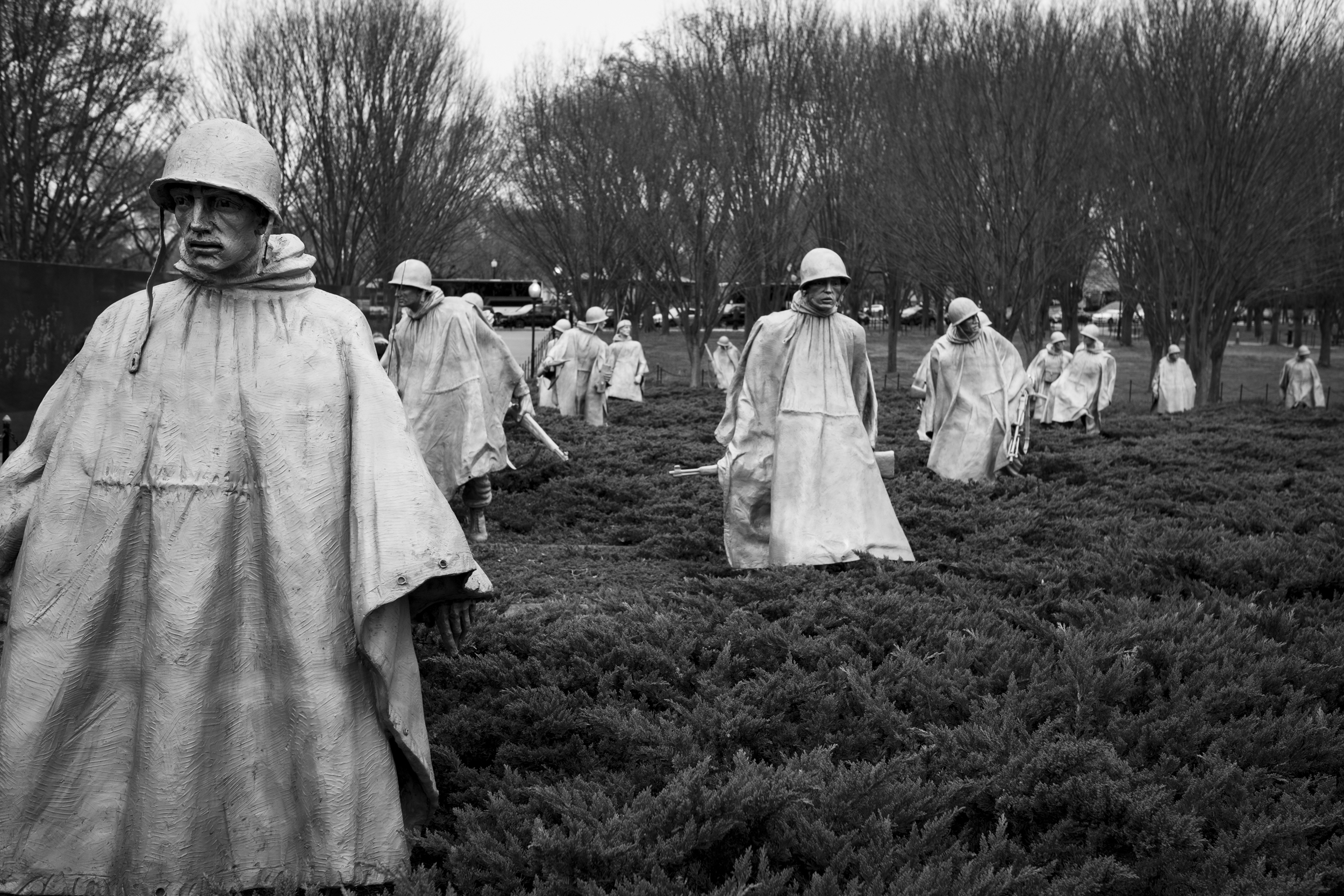  The Korean War Veterans Memorial. 