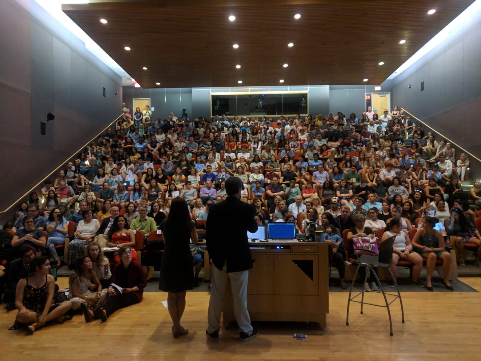 The FedEx Global Education Center welcomed over 300 attendees for the premiere of Uprooted. Photo Credit: Tenley Mae Garrett