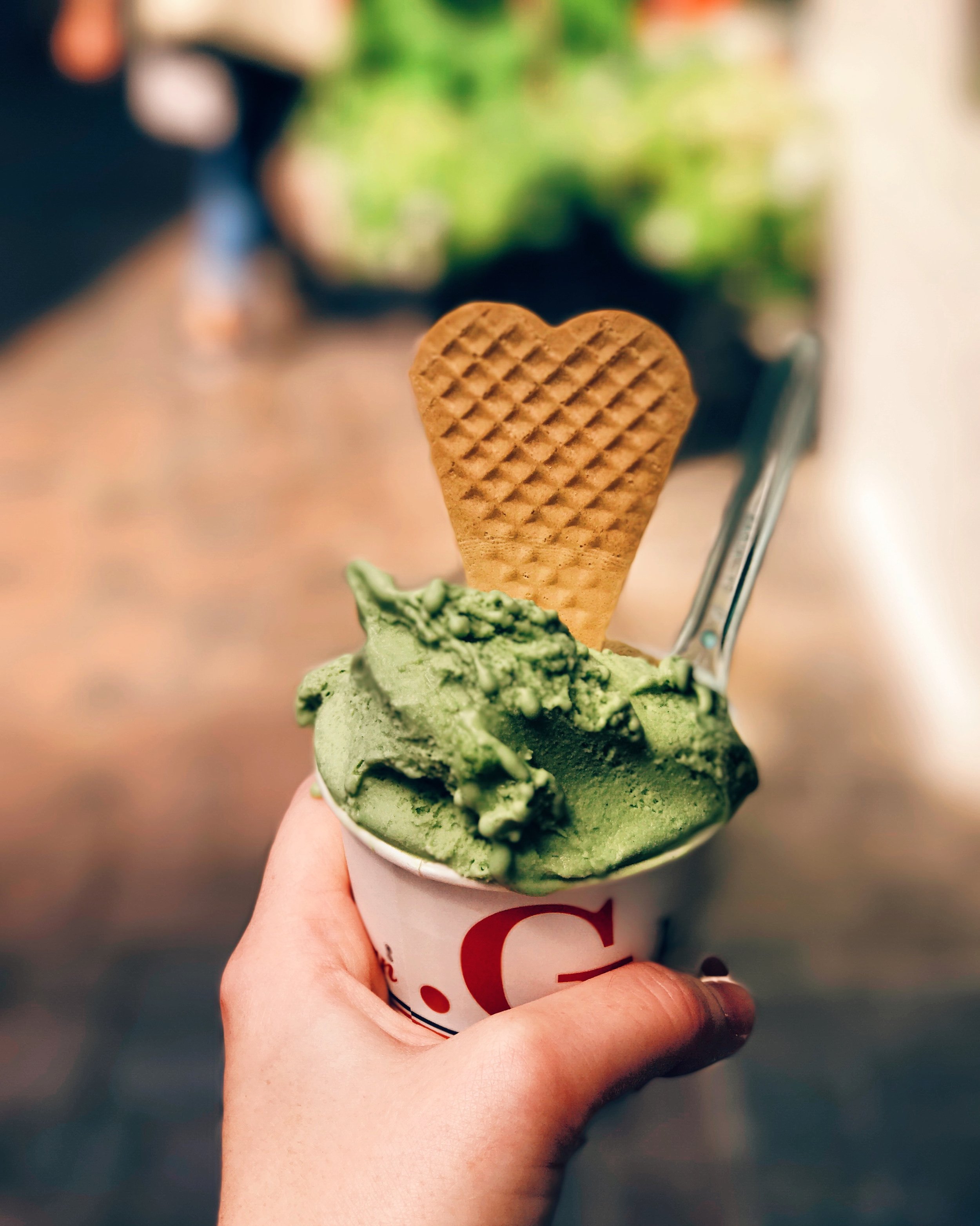 Pistachio gelato 🍧 is 💝.