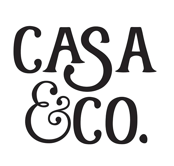 logo design +  website design +  copy writing  casa &amp; co. Accommodation