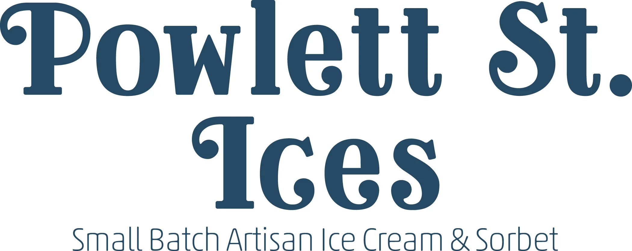 branding for  local ice creamery