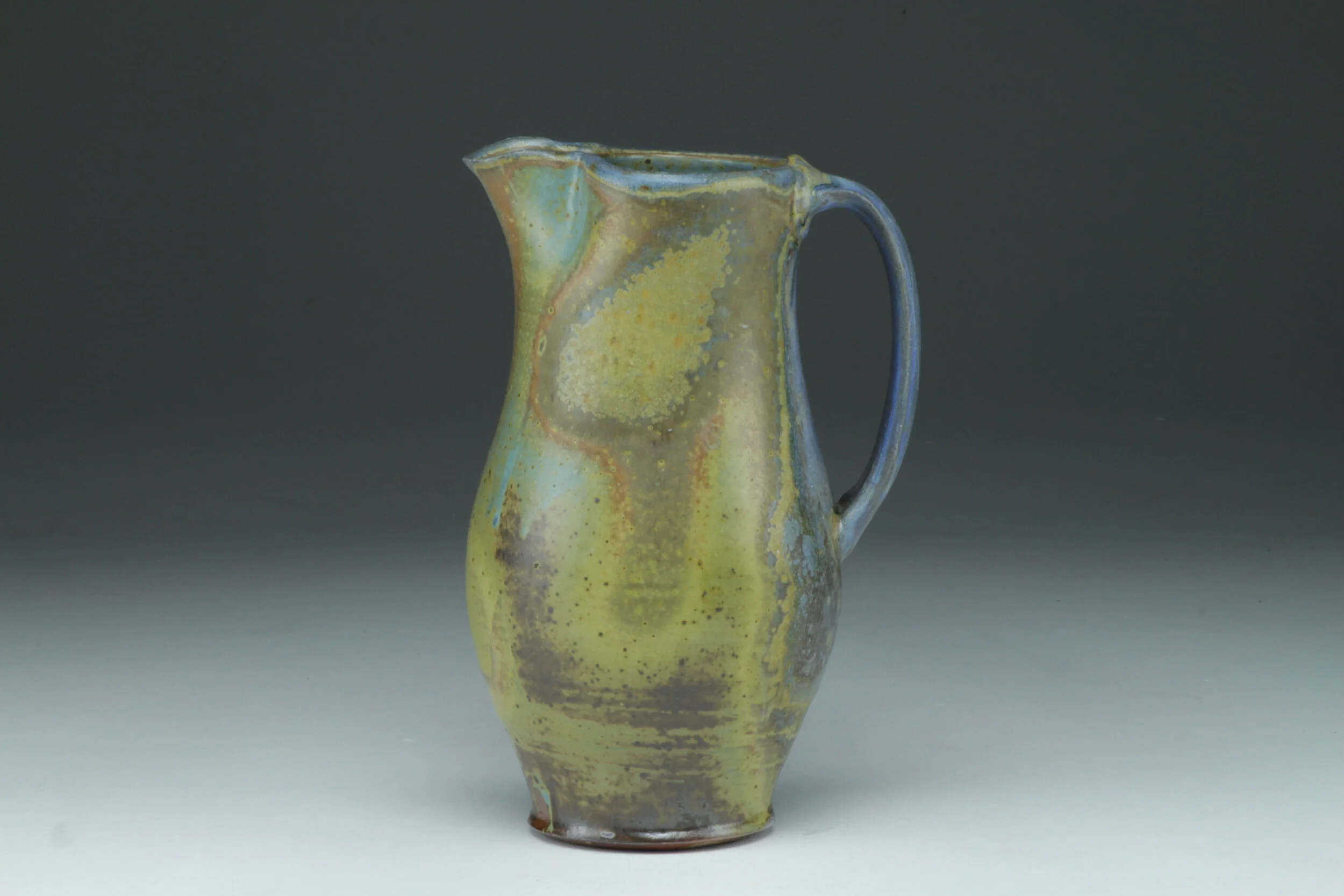 Blue-Handle Pitcher.