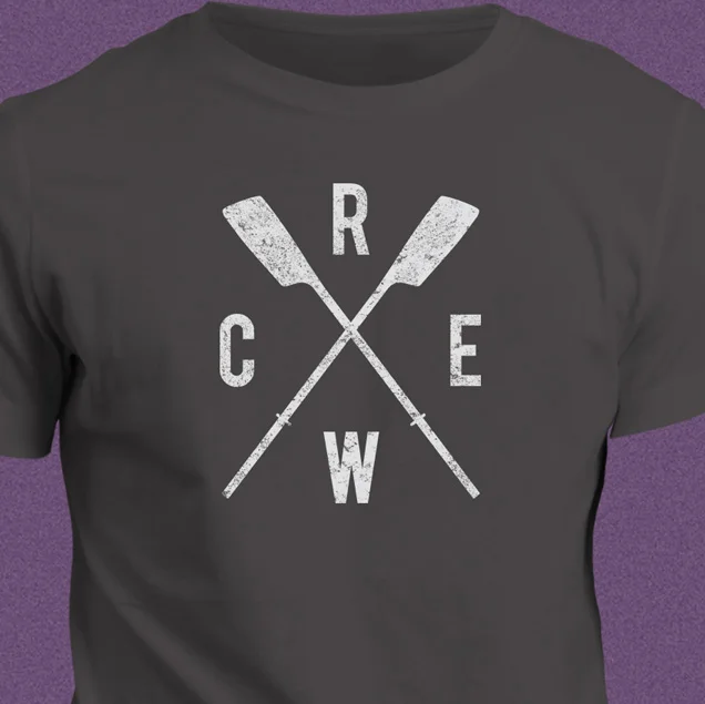 Rowing Crew with Oars