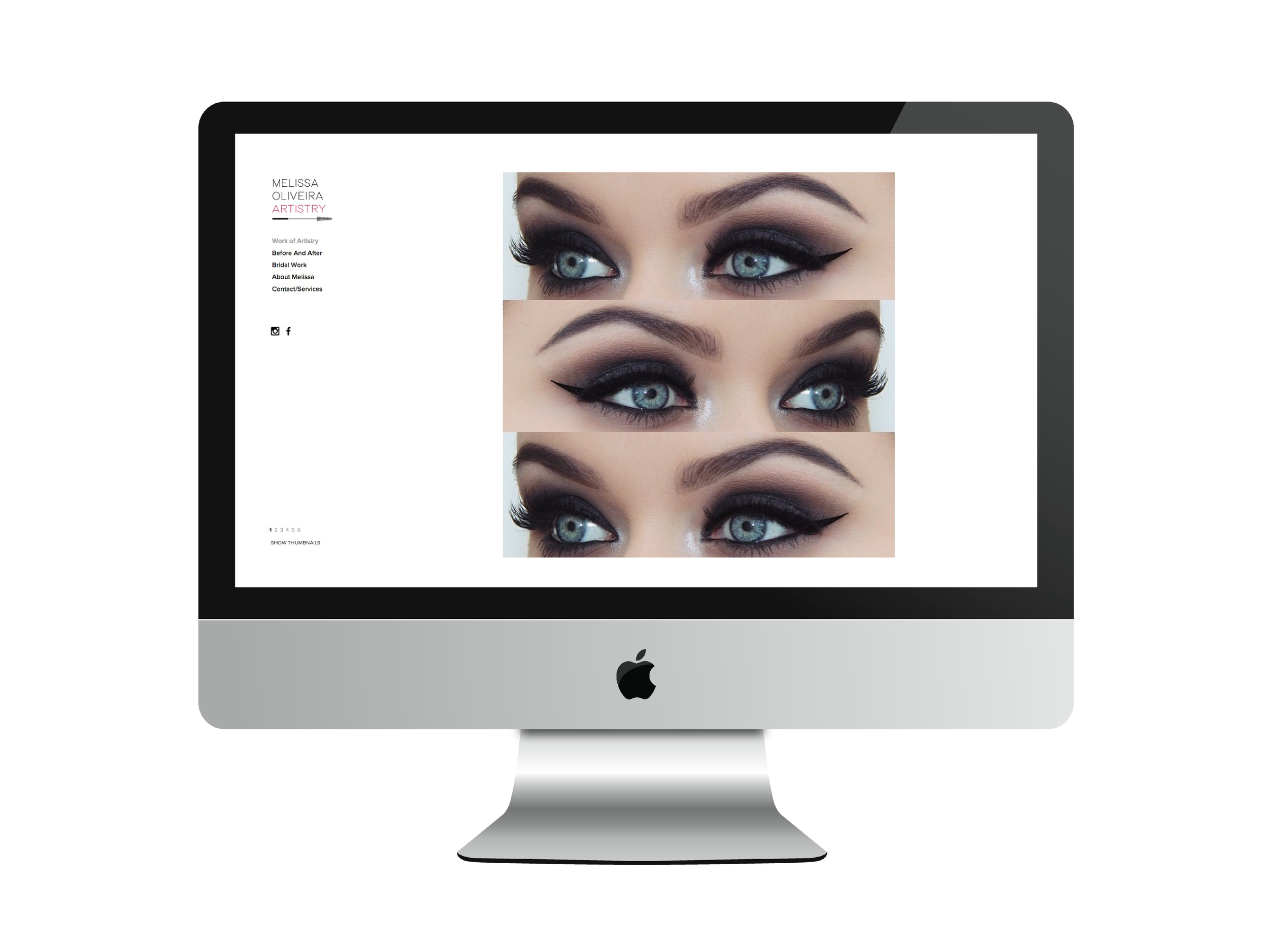 Homepage of Website