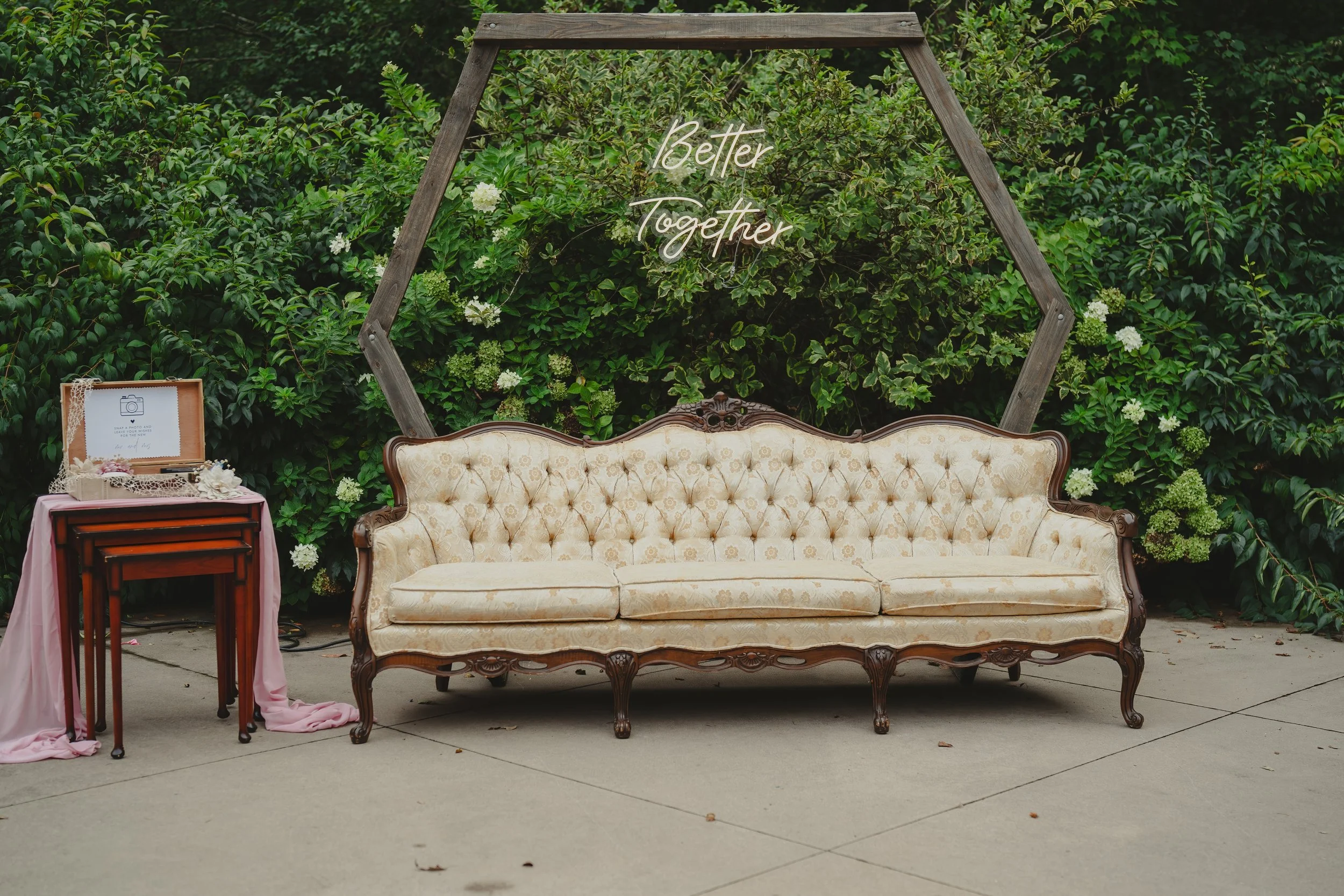 Champagne Vintage Sofa
