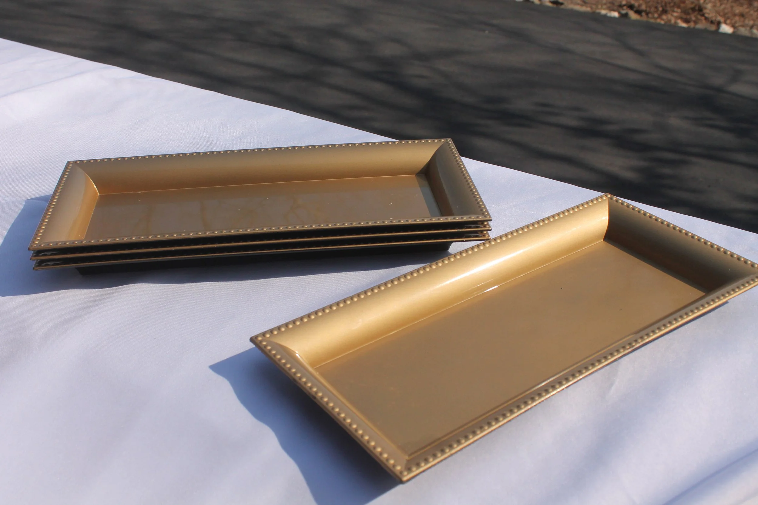 Gold Serving Trays